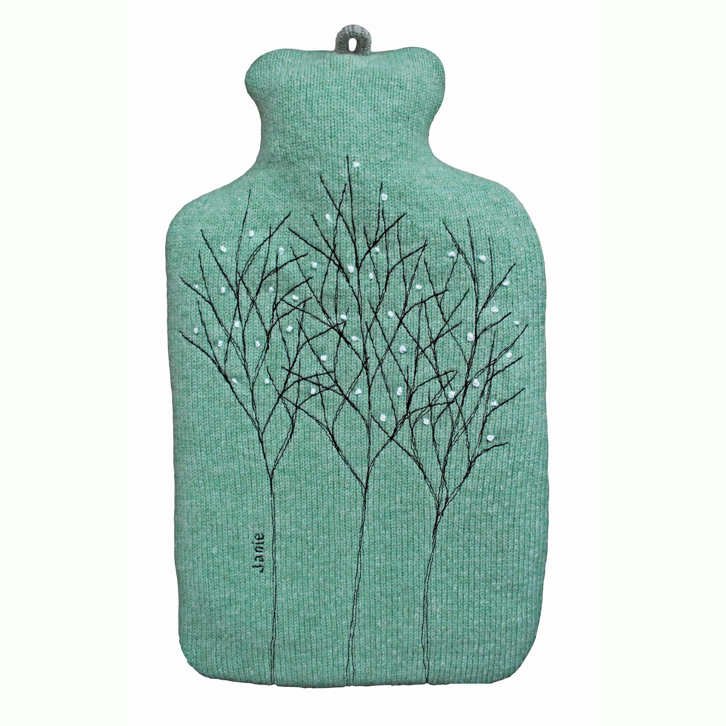 treeline hot water bottle Janie Knitted Textiles