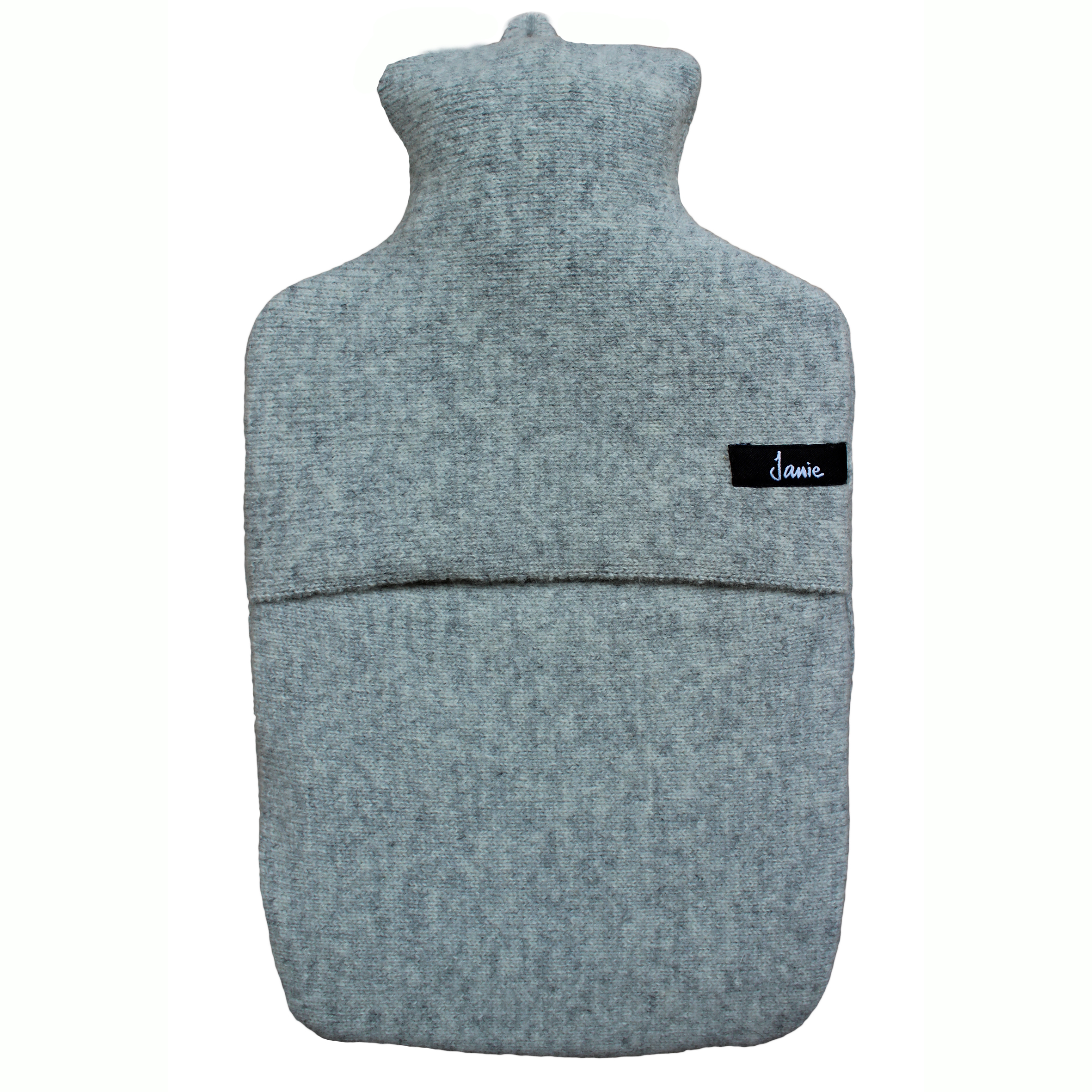 grey merino wool treeline hot water bottle – Janie Knitted Textiles