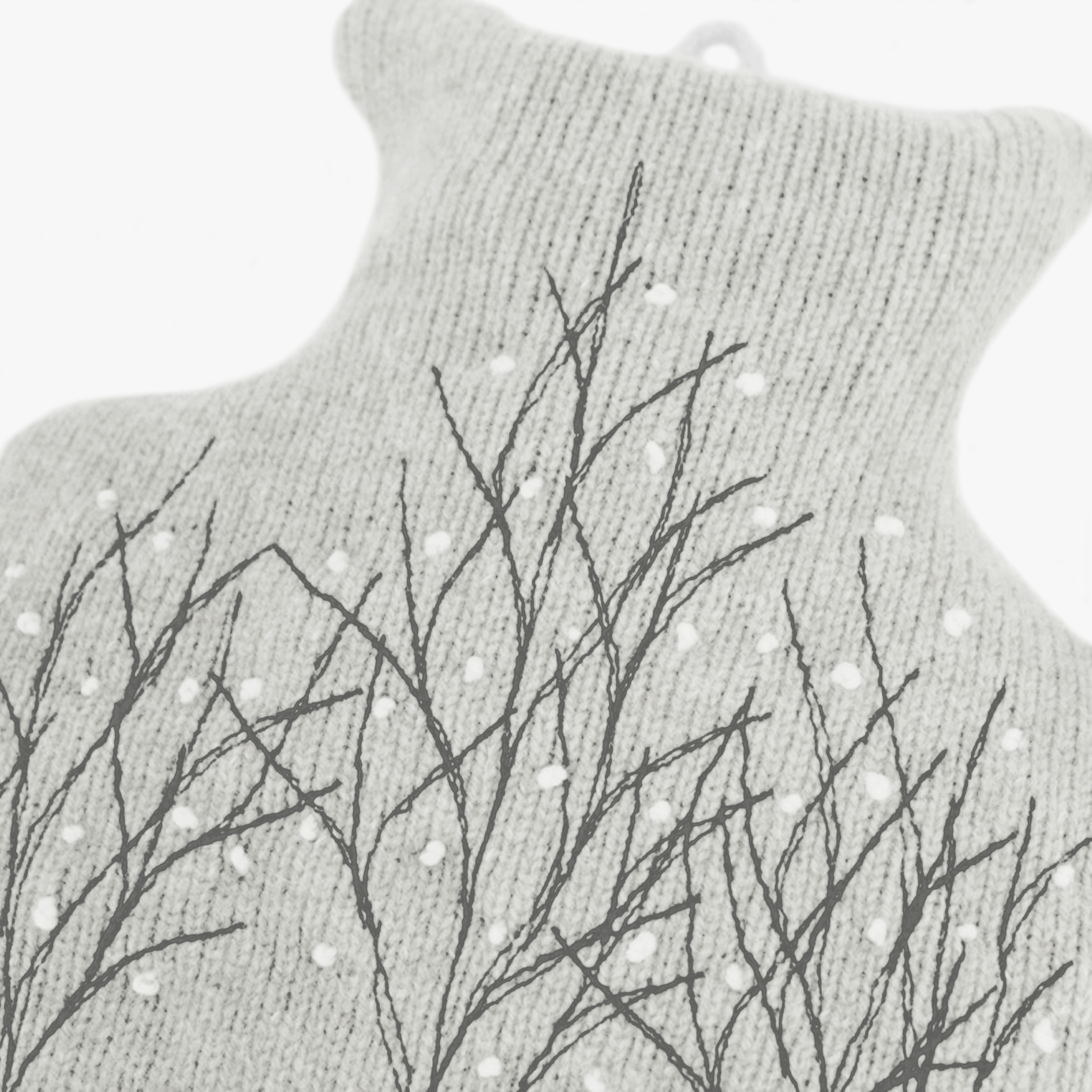 A Treeline hot water bottle Ash Grey - Image 2