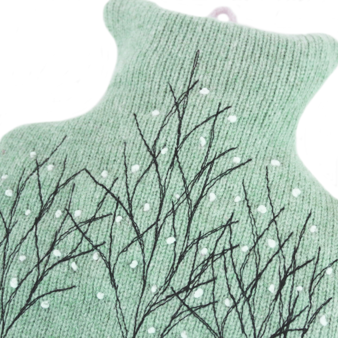 Treeline hot water bottle Jade green - Image 3