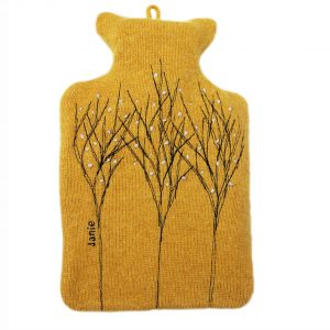Treeline hot water bottle Gold