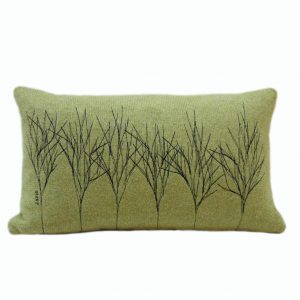 A Treeline cushion Citrus Green