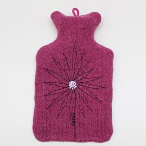 Daisy 1 L hot water bottle Pink