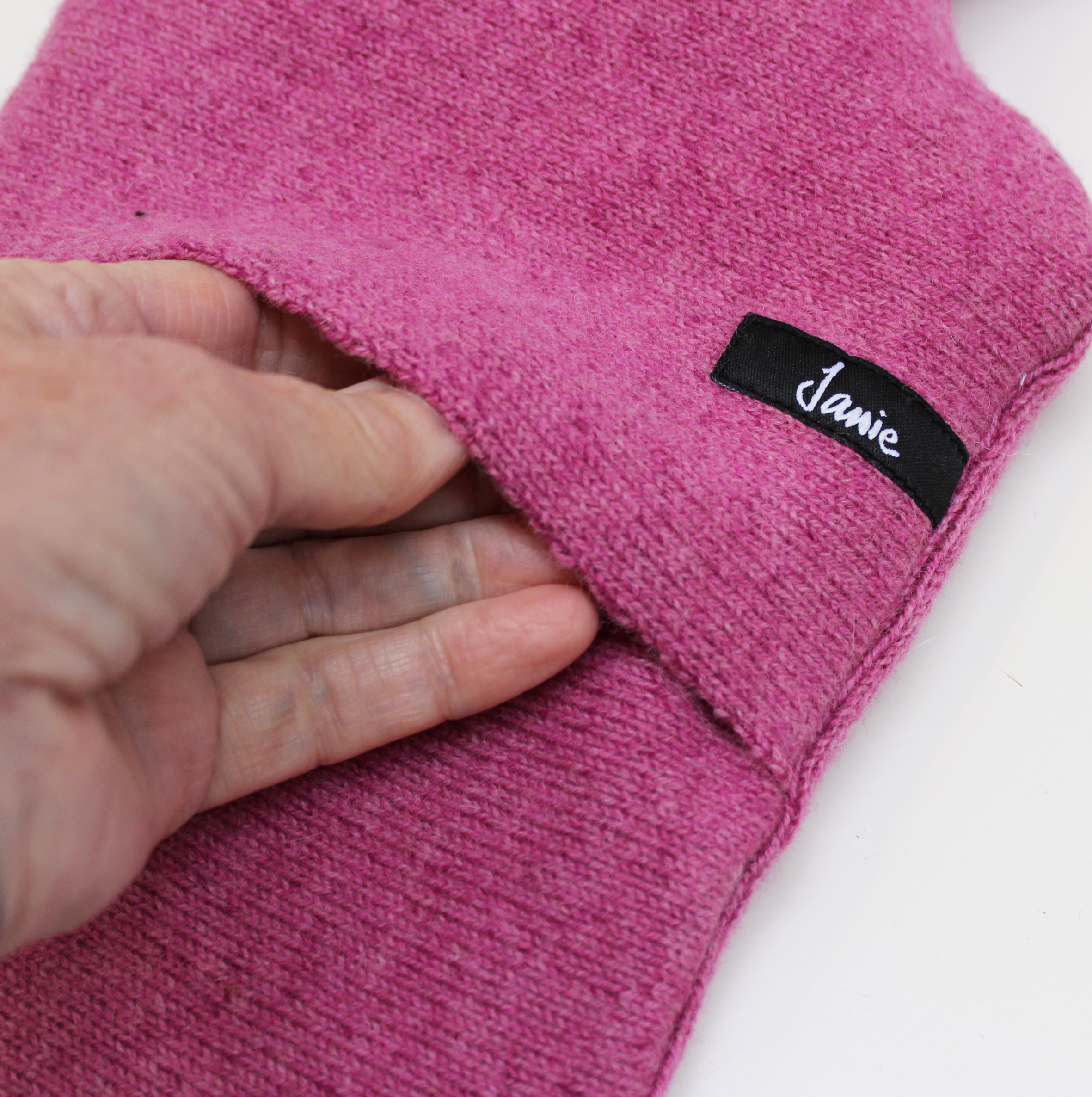 Daisy 1 L hot water bottle Pink - Image 4