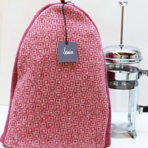 Squares  Pink Patterned  Cafetiere cover