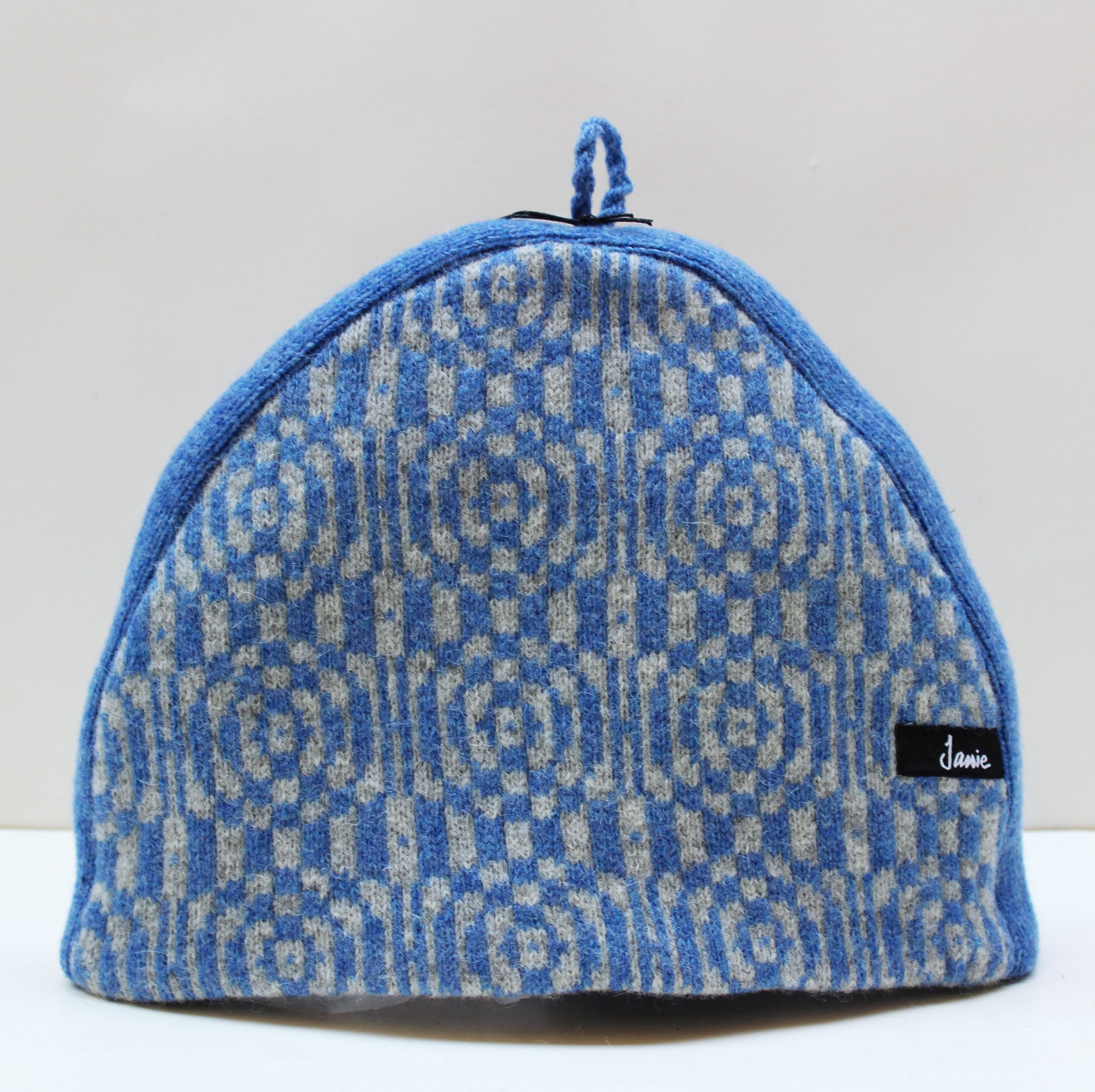 Tapestry Blue/Grey Patterned teapot cover - Image 3