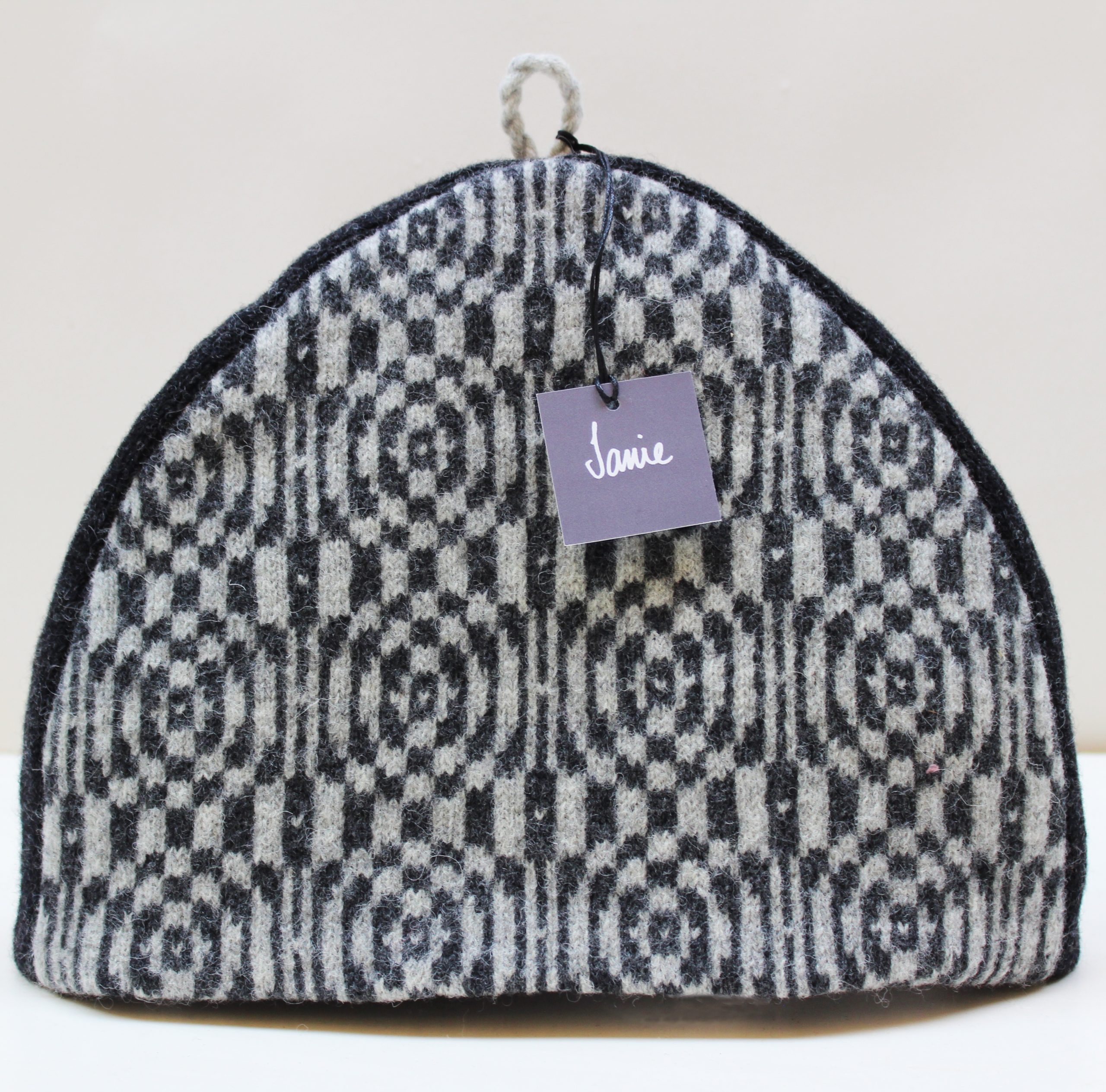 Tapestry Tonal grey Patterned teapot cover