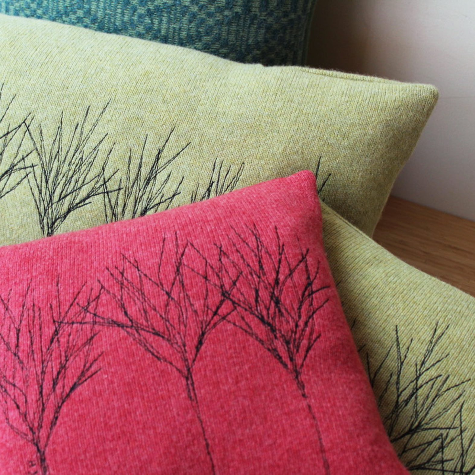 THREE TREES CUSHION Jane Withers