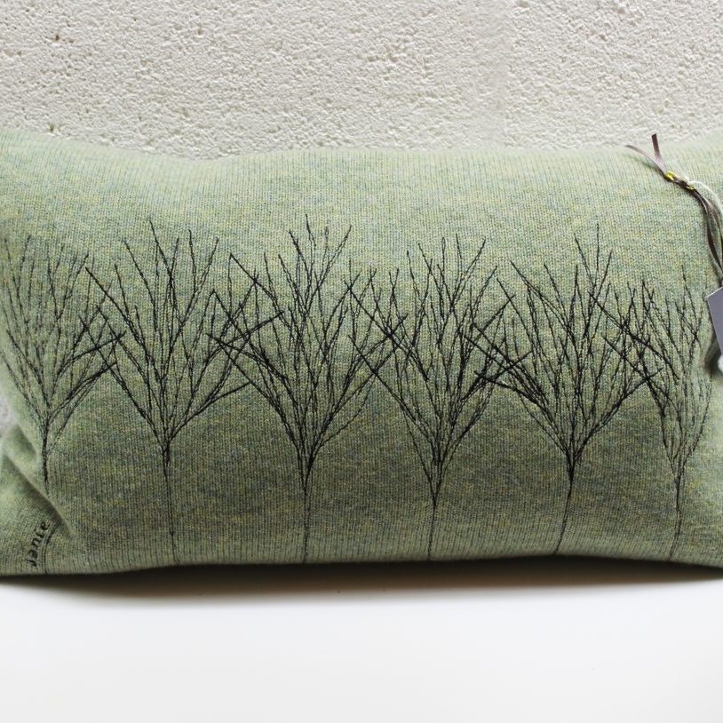 Lime green 50 x 30 cushion