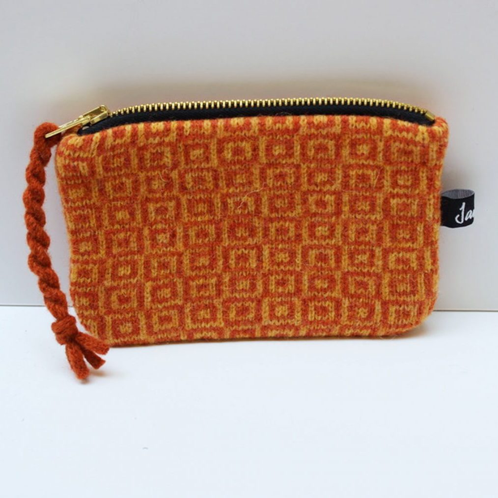 orange coin purse